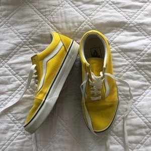 Vans Old Skool Vibrant Yellow Skate Shoes